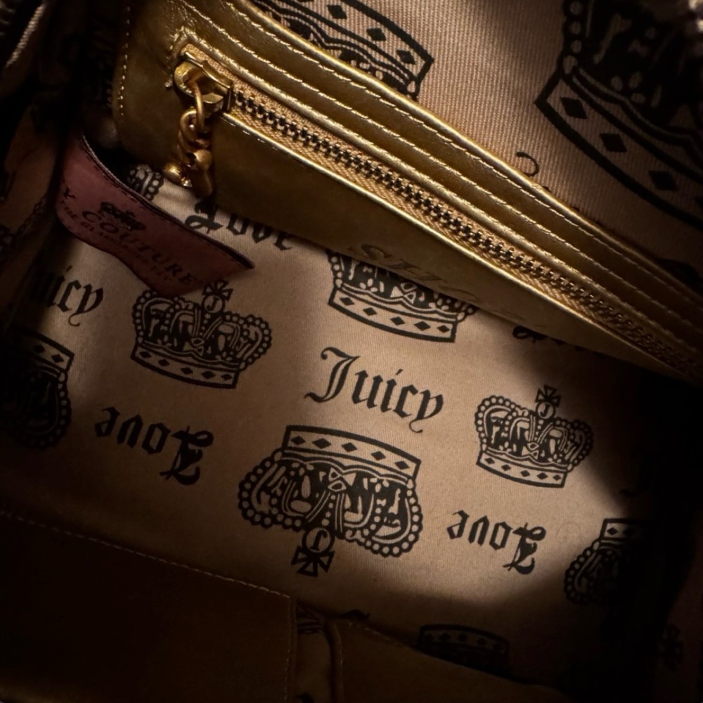 Juicy Couture Brown Suede Dome Handbag - Picture 6 of 6